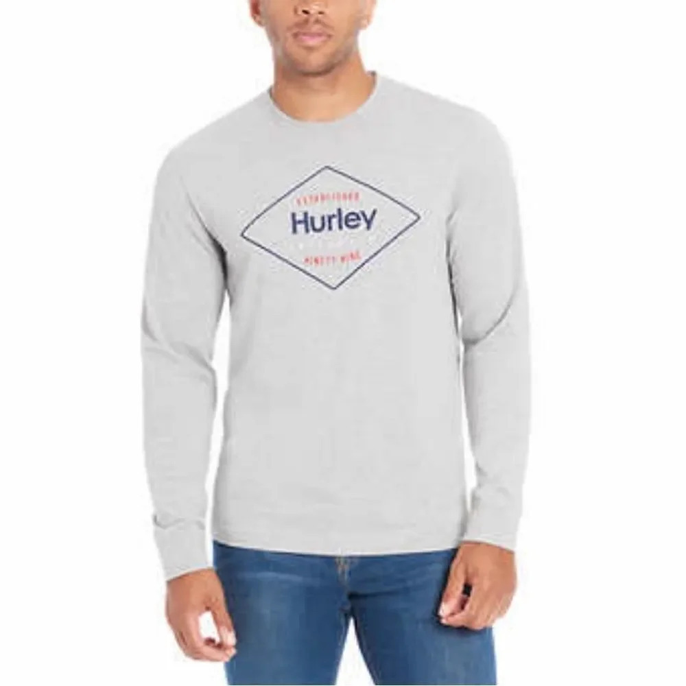 Hurley Men’s Long Sleeve Graphic Tee XL